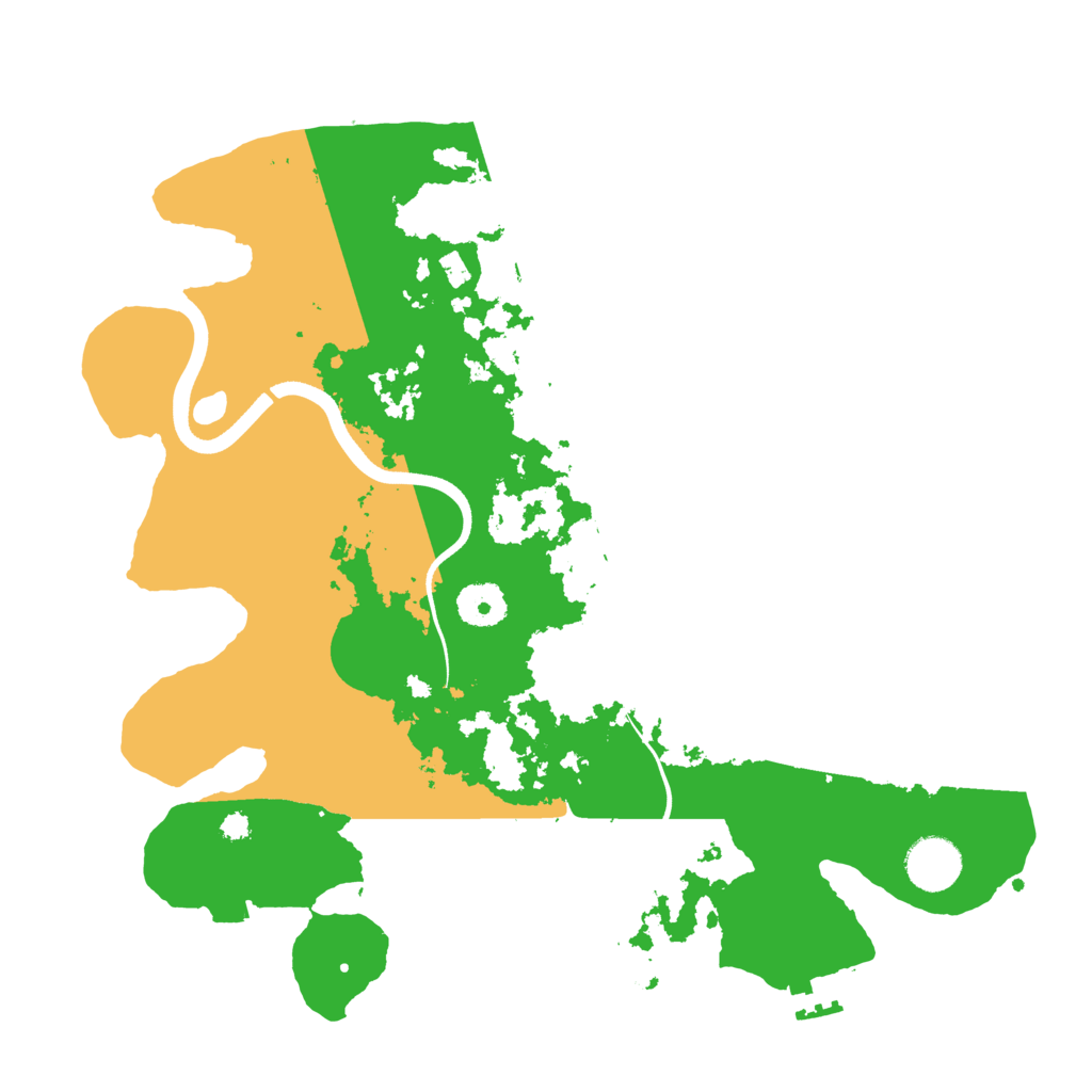 Biome Rust Map: Procedural Map, Size: 3500, Seed: 671306516