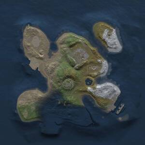 Thumbnail Rust Map: Procedural Map, Size: 2000, Seed: 588473891, 6 Monuments