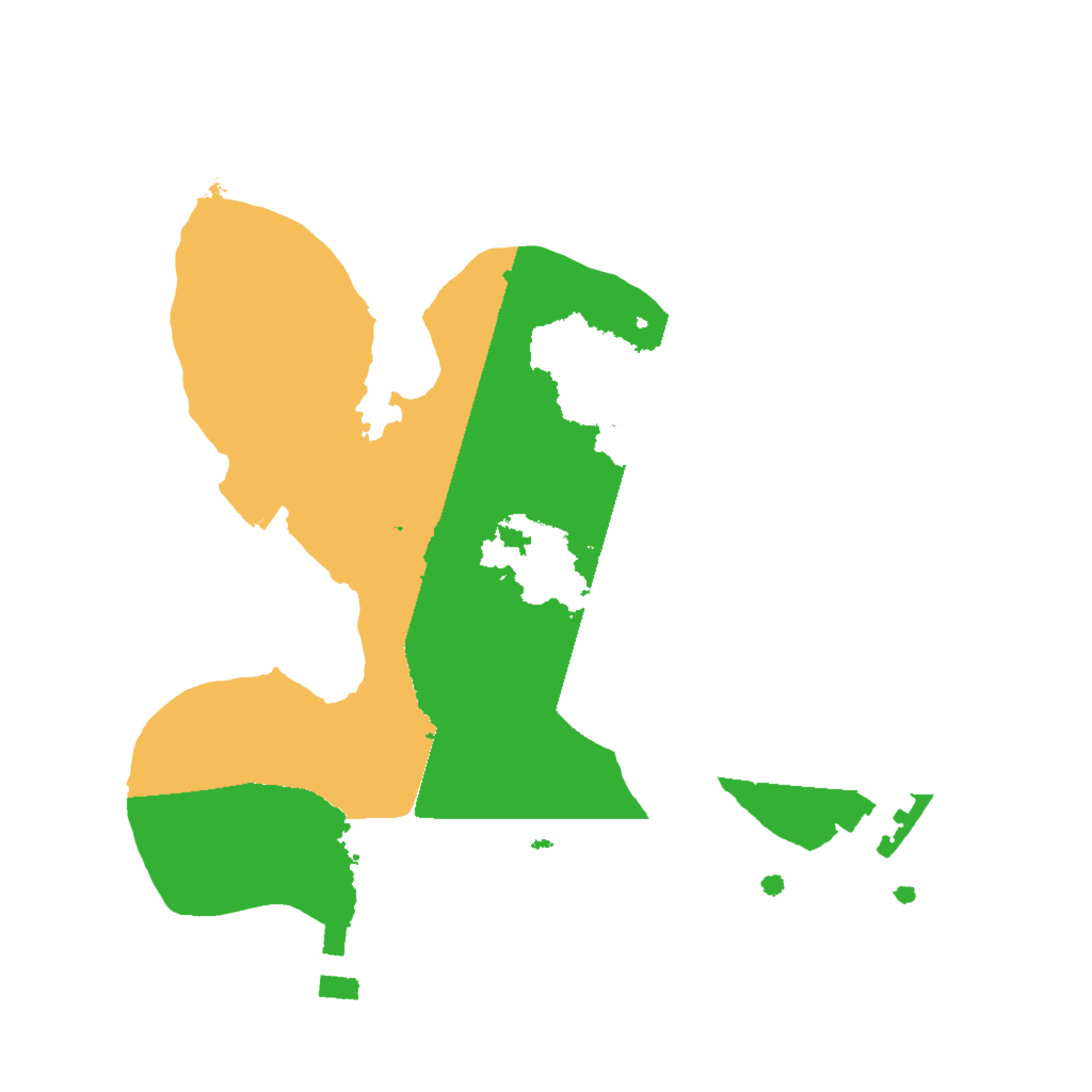 Biome Rust Map: Procedural Map, Size: 2000, Seed: 588473891