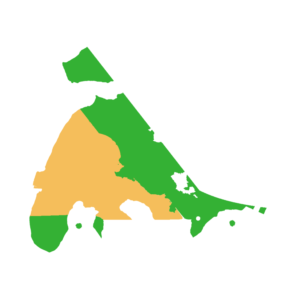 Biome Rust Map: Procedural Map, Size: 2000, Seed: 1147717299
