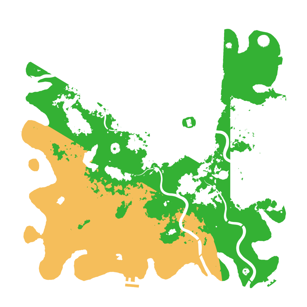 Biome Rust Map: Procedural Map, Size: 4500, Seed: 39084899