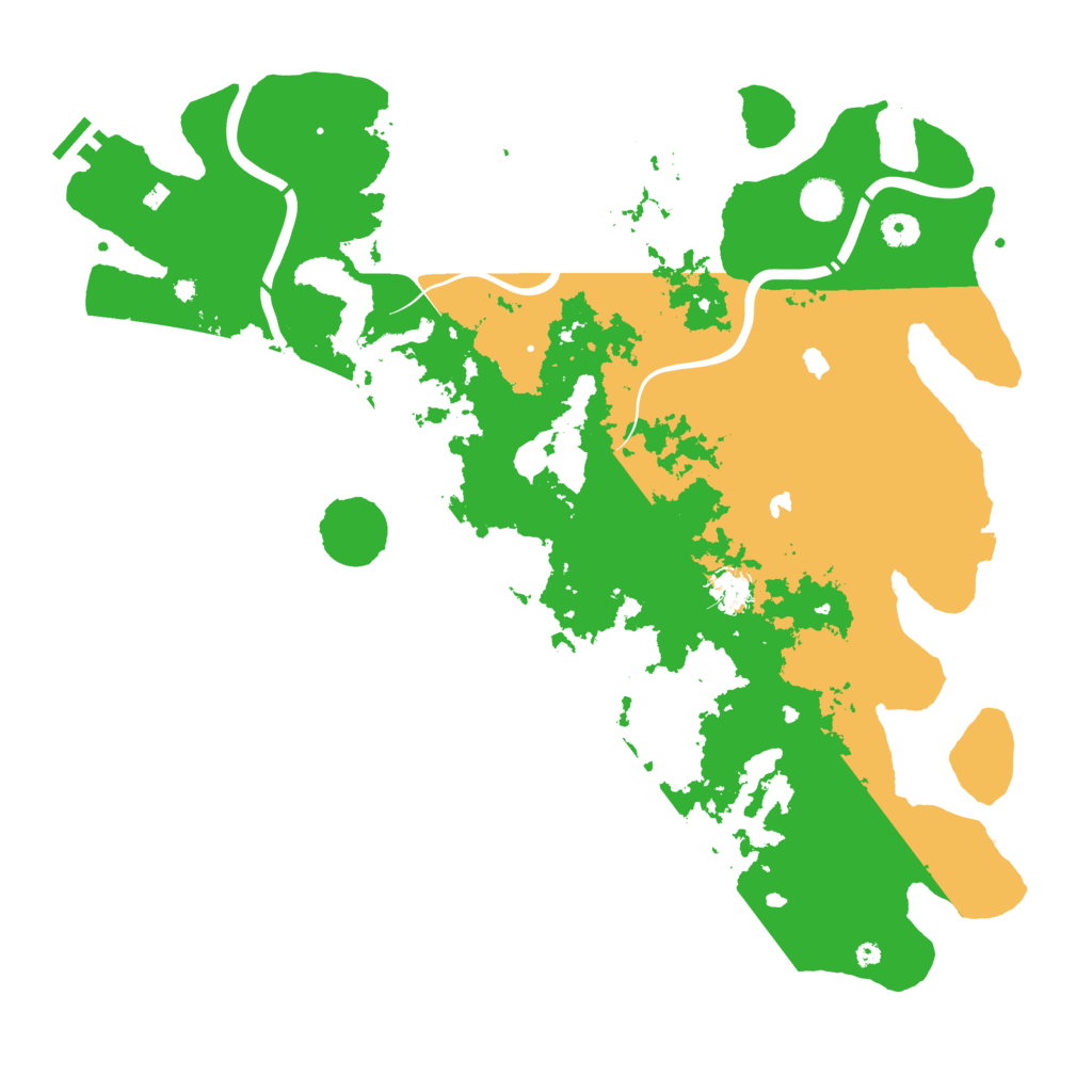 Biome Rust Map: Procedural Map, Size: 4500, Seed: 527034502