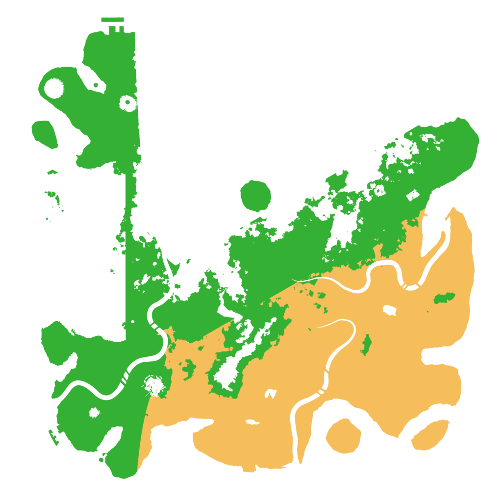 Biome Rust Map: Procedural Map, Size: 4500, Seed: 1403033413