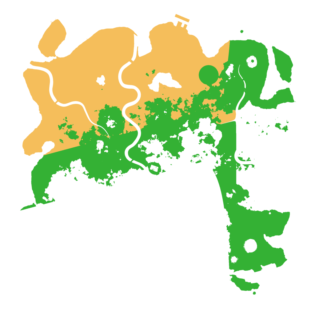 Biome Rust Map: Procedural Map, Size: 4250, Seed: 1498076055
