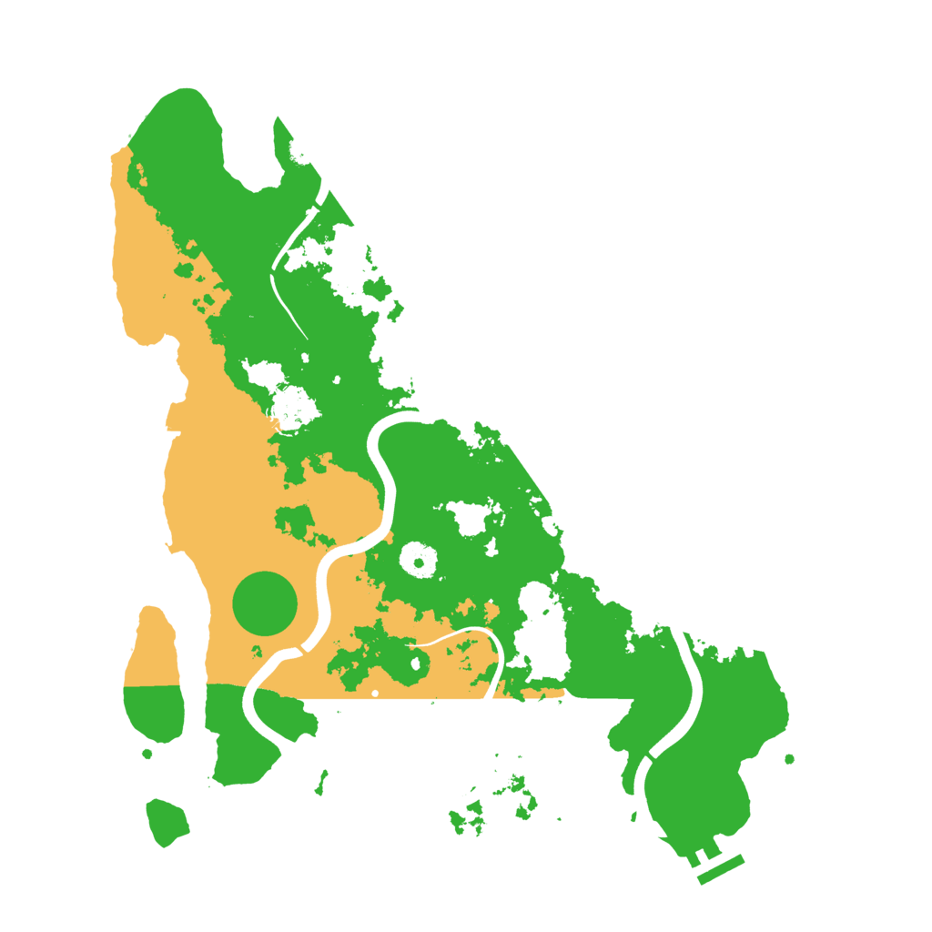 Biome Rust Map: Procedural Map, Size: 3800, Seed: 284524