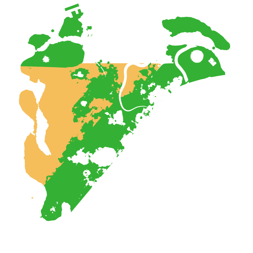 Biome Rust Map: Procedural Map, Size: 3500, Seed: 329127011
