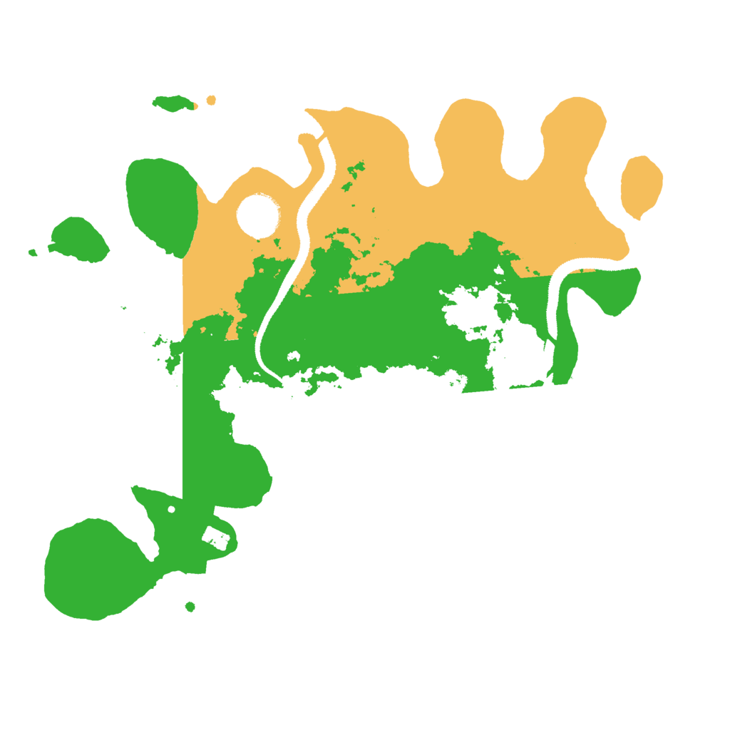 Biome Rust Map: Procedural Map, Size: 3000, Seed: 16732