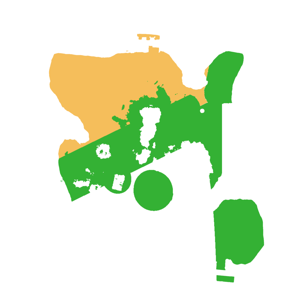 Biome Rust Map: Procedural Map, Size: 2000, Seed: 516532984