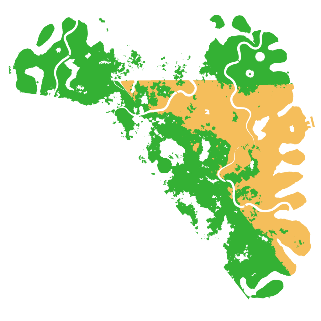 Biome Rust Map: Procedural Map, Size: 6000, Seed: 1438863536