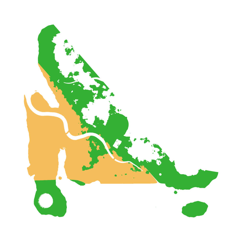 Biome Rust Map: Procedural Map, Size: 3000, Seed: 71601422