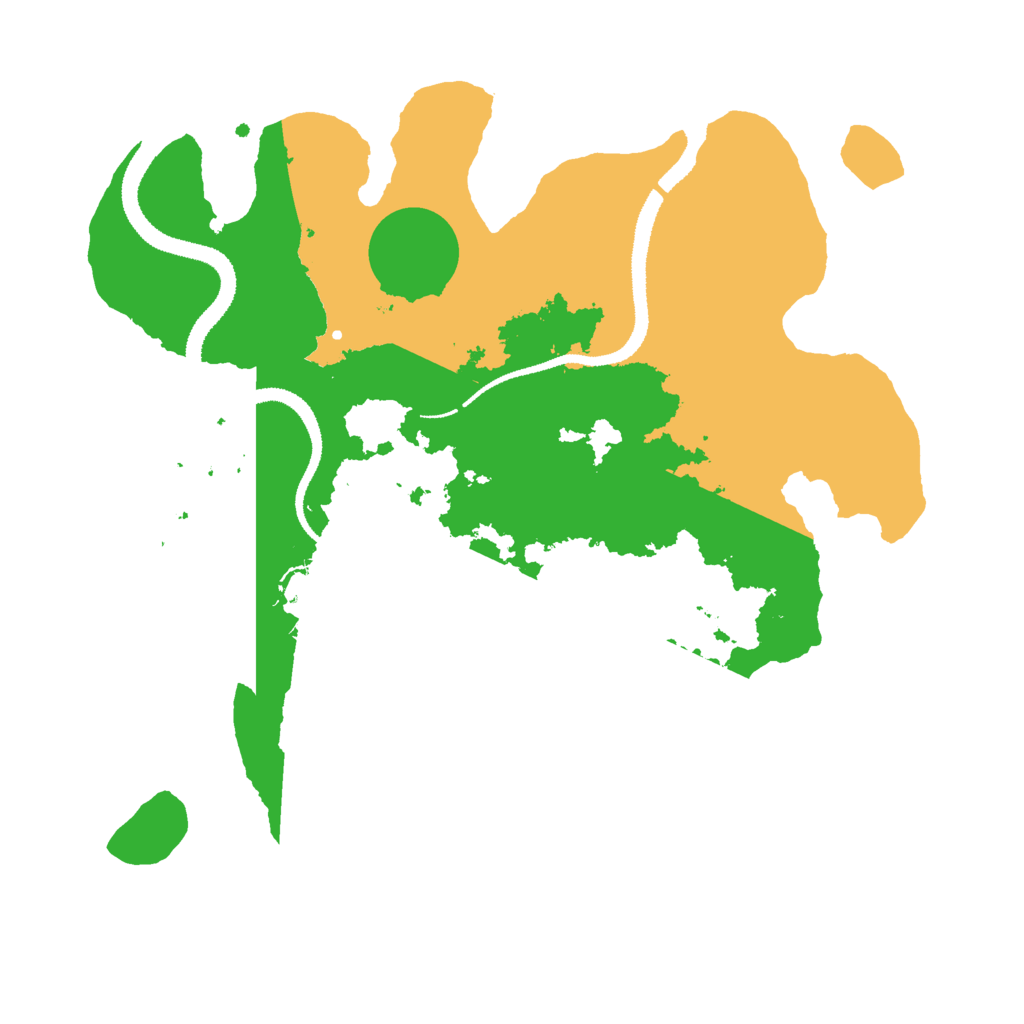 Biome Rust Map: Procedural Map, Size: 3000, Seed: 1256701501