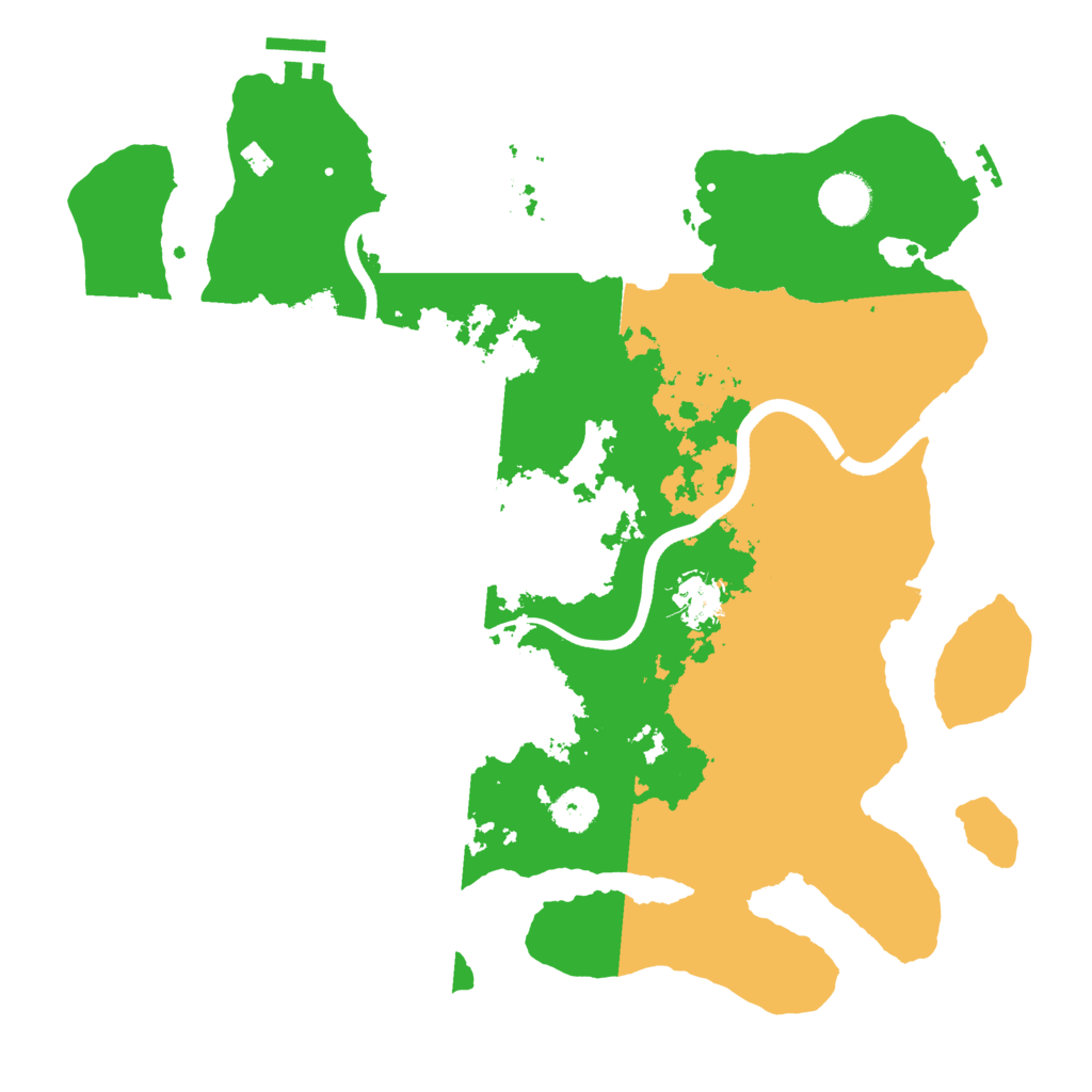Biome Rust Map: Procedural Map, Size: 3700, Seed: 1681118155