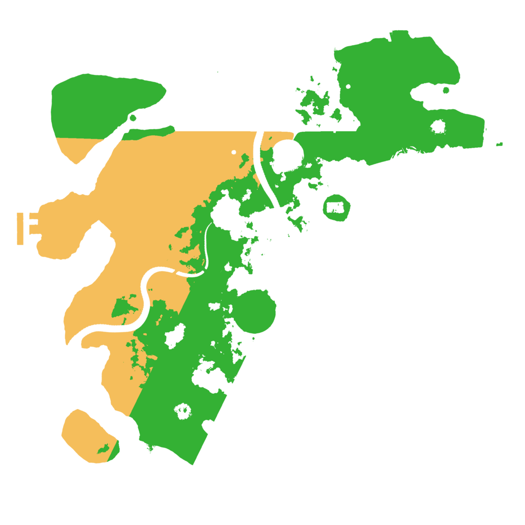 Biome Rust Map: Procedural Map, Size: 3300, Seed: 585858
