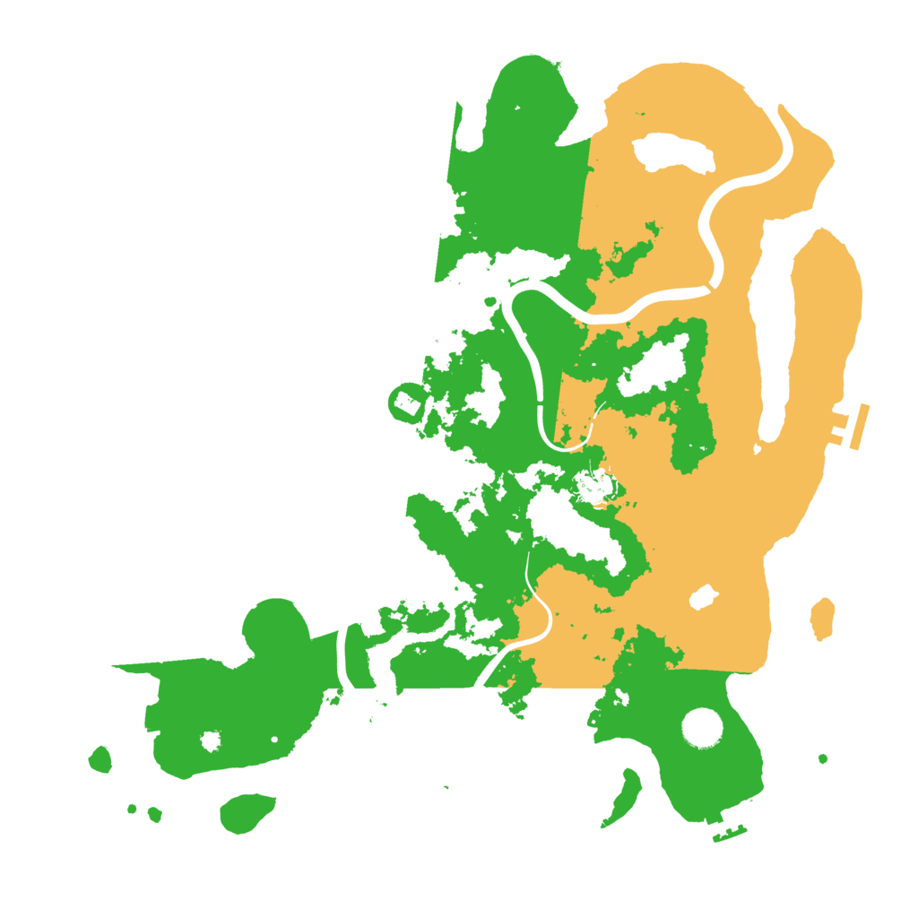Biome Rust Map: Procedural Map, Size: 4000, Seed: 52514