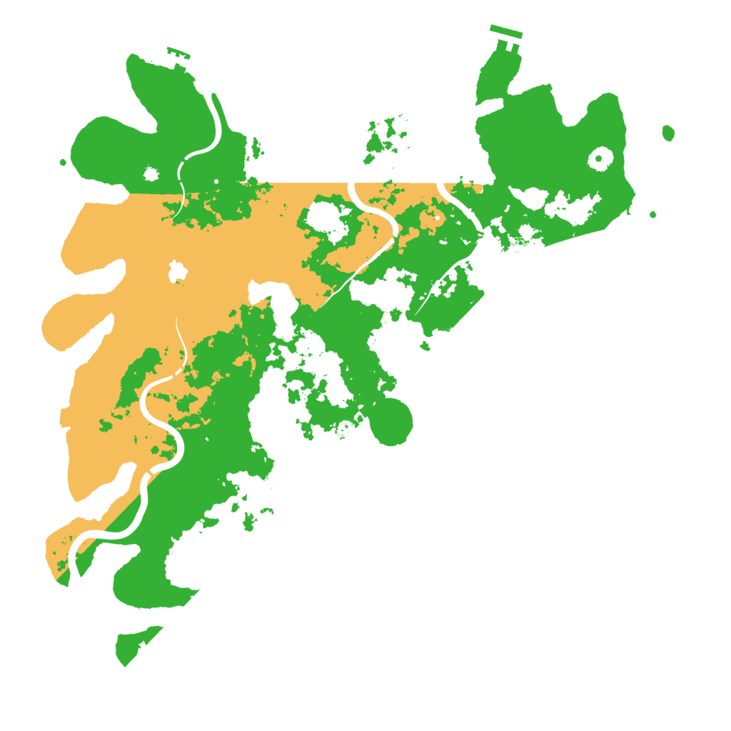 Biome Rust Map: Procedural Map, Size: 4500, Seed: 1339886455