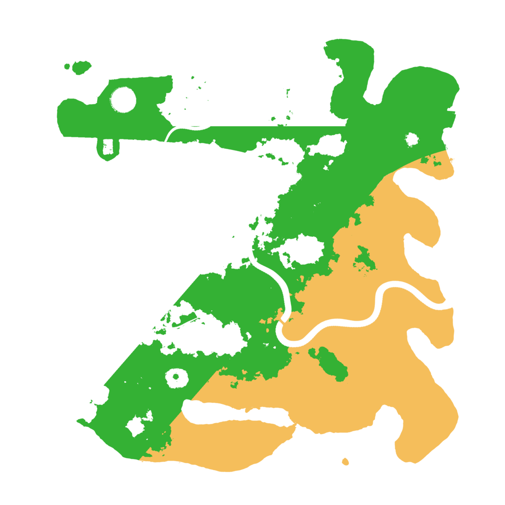 Biome Rust Map: Procedural Map, Size: 3500, Seed: 8547192