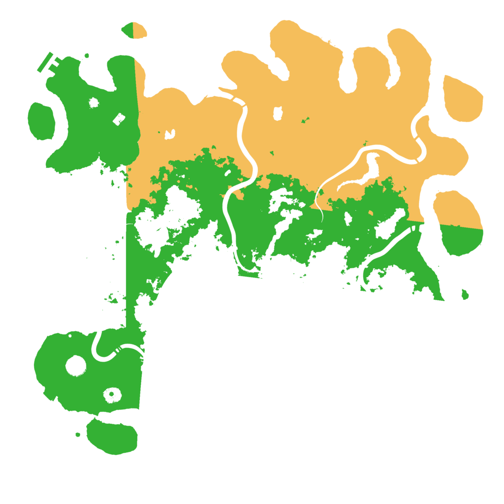 Biome Rust Map: Procedural Map, Size: 4500, Seed: 439772900