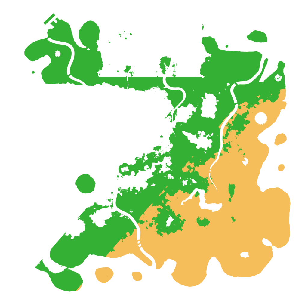 Biome Rust Map: Procedural Map, Size: 4500, Seed: 2067