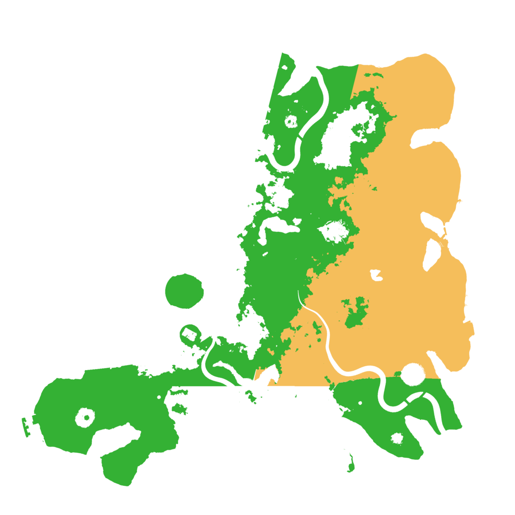 Biome Rust Map: Procedural Map, Size: 4000, Seed: 1946165