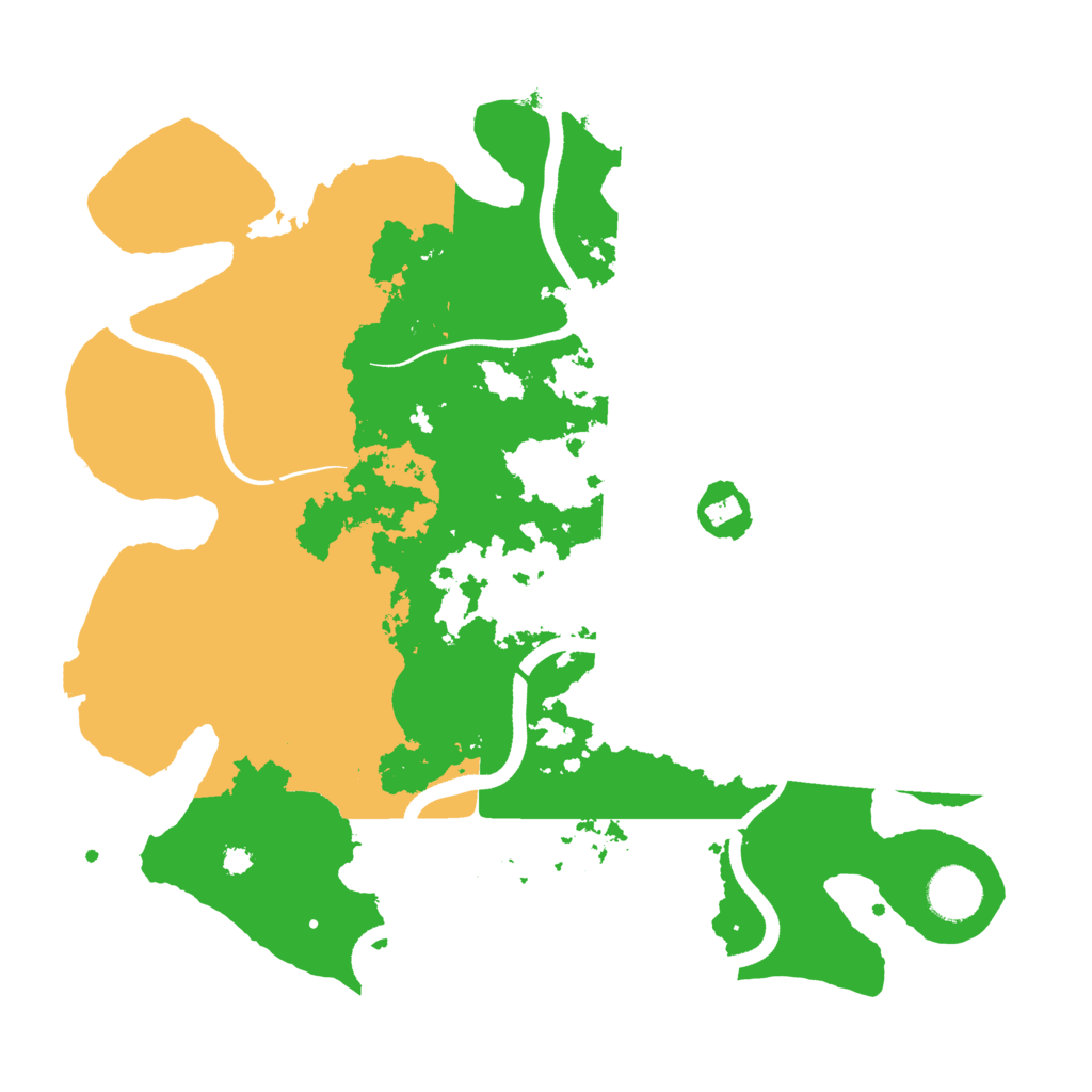 Biome Rust Map: Procedural Map, Size: 3505, Seed: 153654869