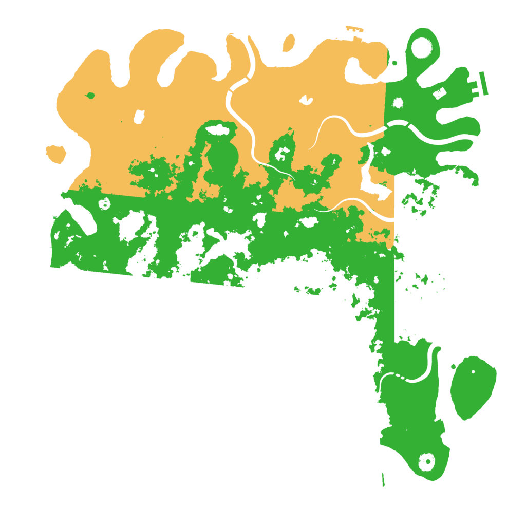 Biome Rust Map: Procedural Map, Size: 4500, Seed: 324565726