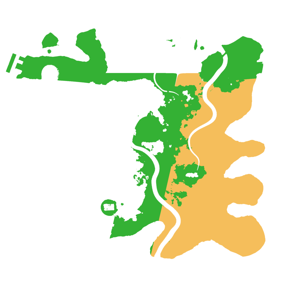 Biome Rust Map: Procedural Map, Size: 3000, Seed: 53783