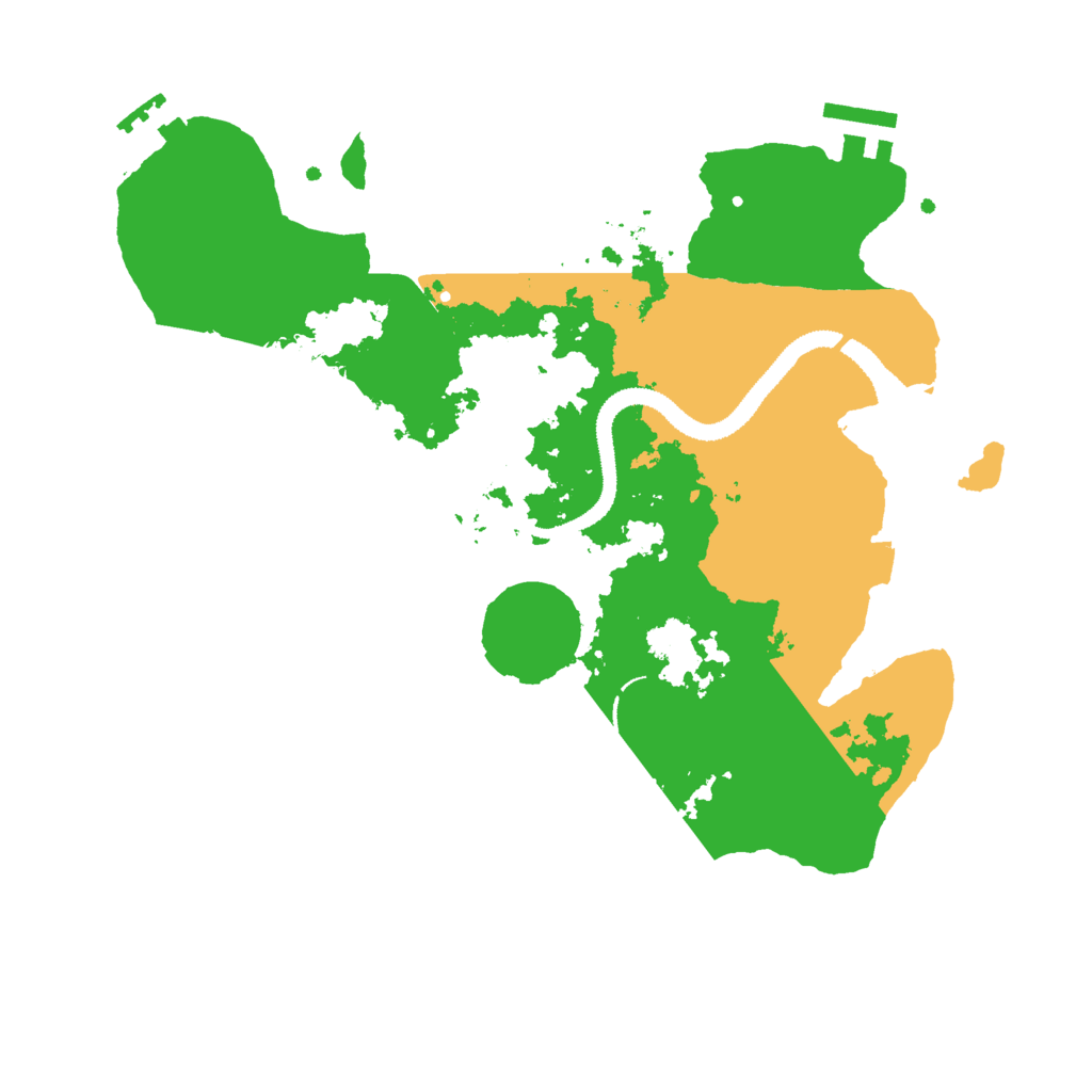 Biome Rust Map: Procedural Map, Size: 3000, Seed: 598447375