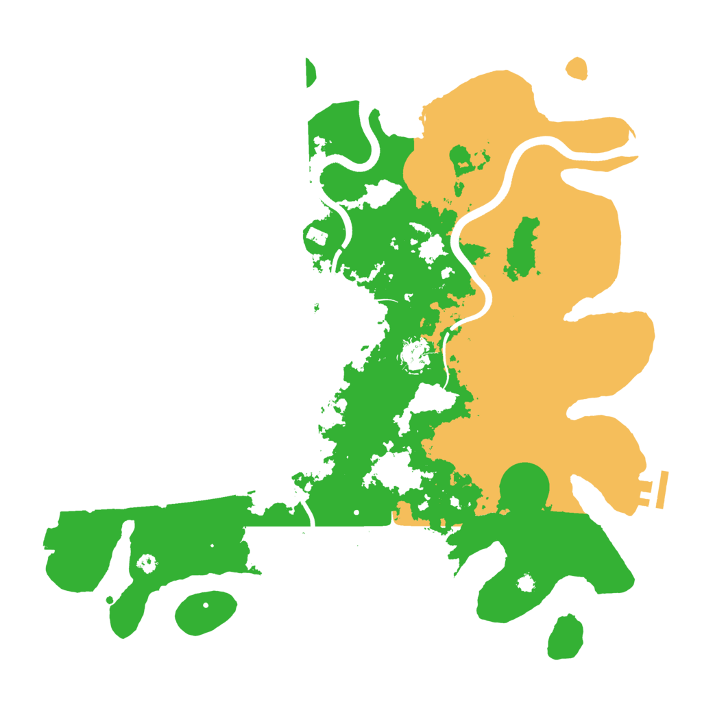 Biome Rust Map: Procedural Map, Size: 3750, Seed: 1446103807