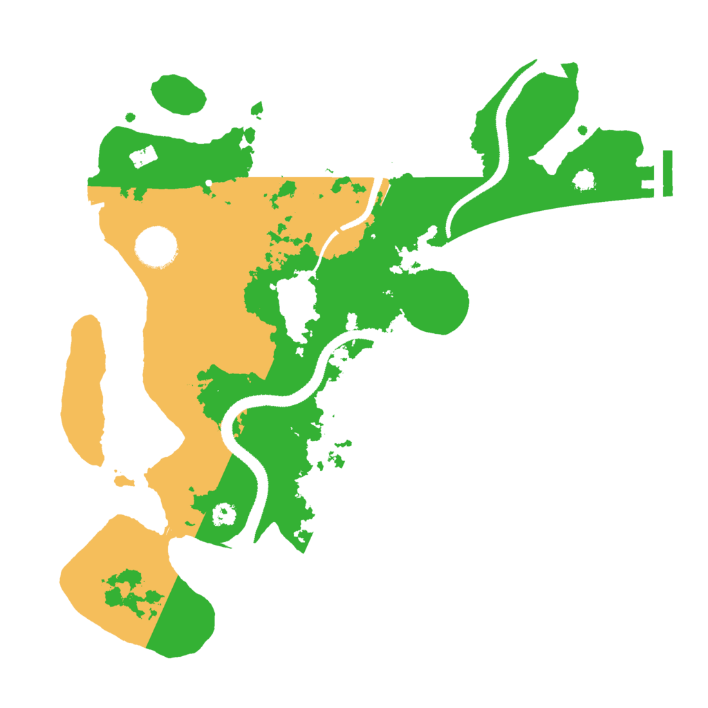 Biome Rust Map: Procedural Map, Size: 3000, Seed: 1834650236
