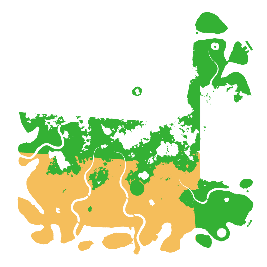 Biome Rust Map: Procedural Map, Size: 5000, Seed: 930675632