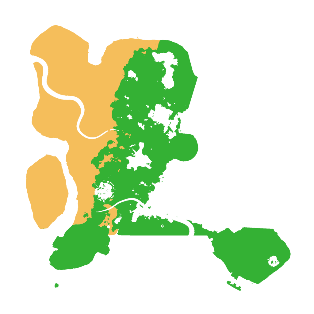 Biome Rust Map: Procedural Map, Size: 3000, Seed: 9758406