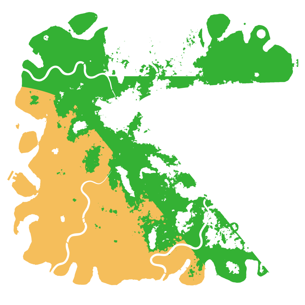 Biome Rust Map: Procedural Map, Size: 6000, Seed: 1711372733