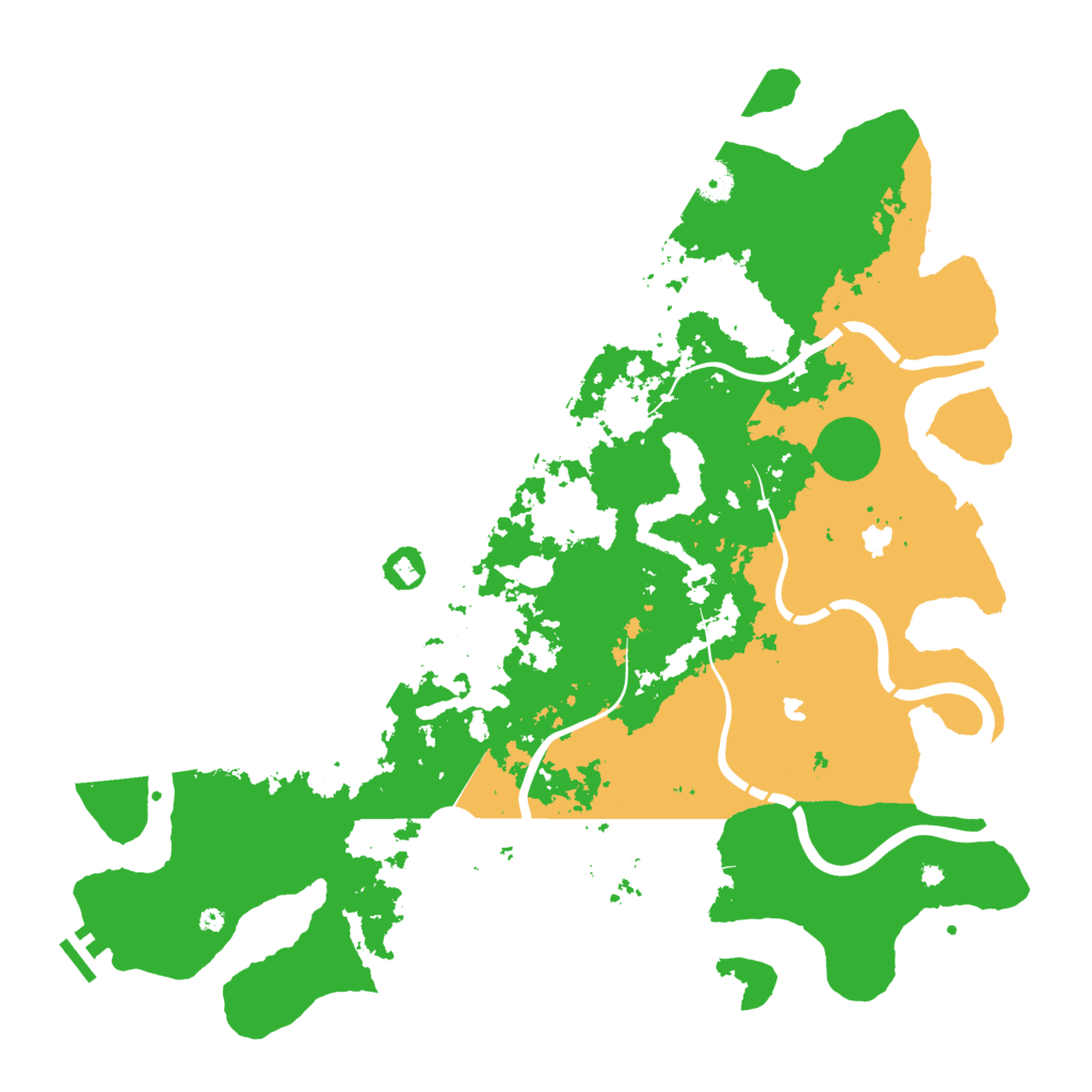 Biome Rust Map: Procedural Map, Size: 4500, Seed: 792007831