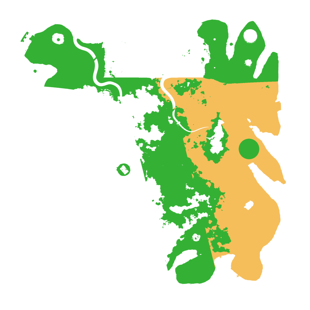 Biome Rust Map: Procedural Map, Size: 4000, Seed: 43523492