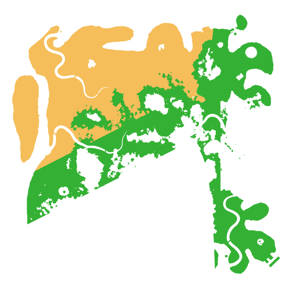 Biome Rust Map: Procedural Map, Size: 4500, Seed: 2097476877