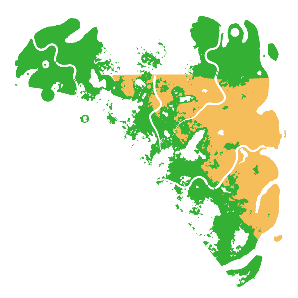 Biome Rust Map: Procedural Map, Size: 6000, Seed: 1847570904