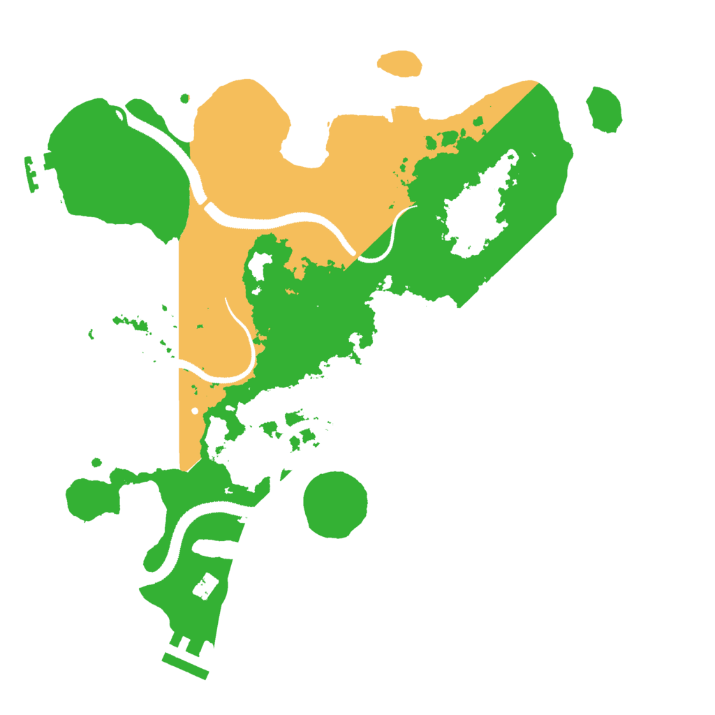 Biome Rust Map: Procedural Map, Size: 3000, Seed: 94251