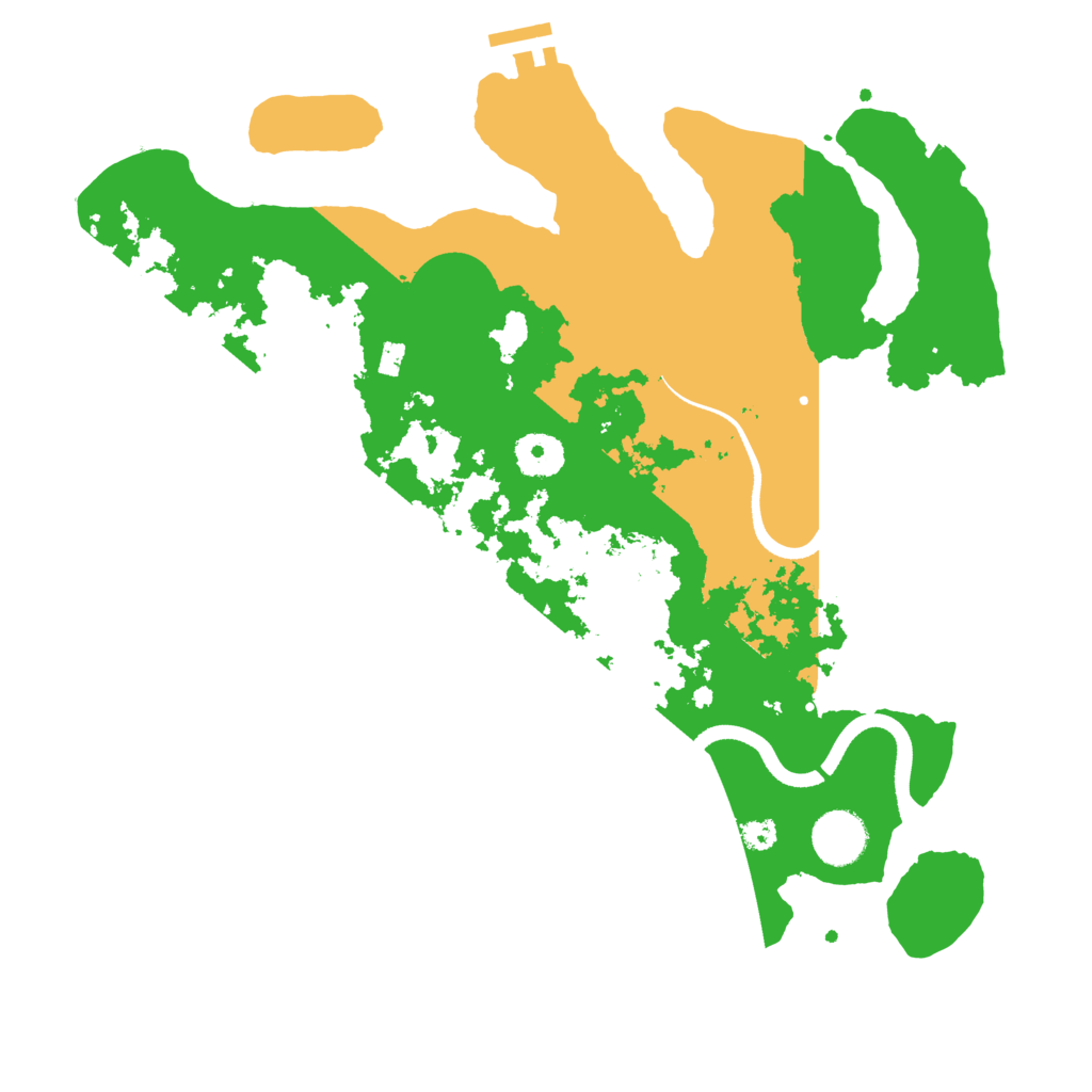 Biome Rust Map: Procedural Map, Size: 3500, Seed: 1444154072