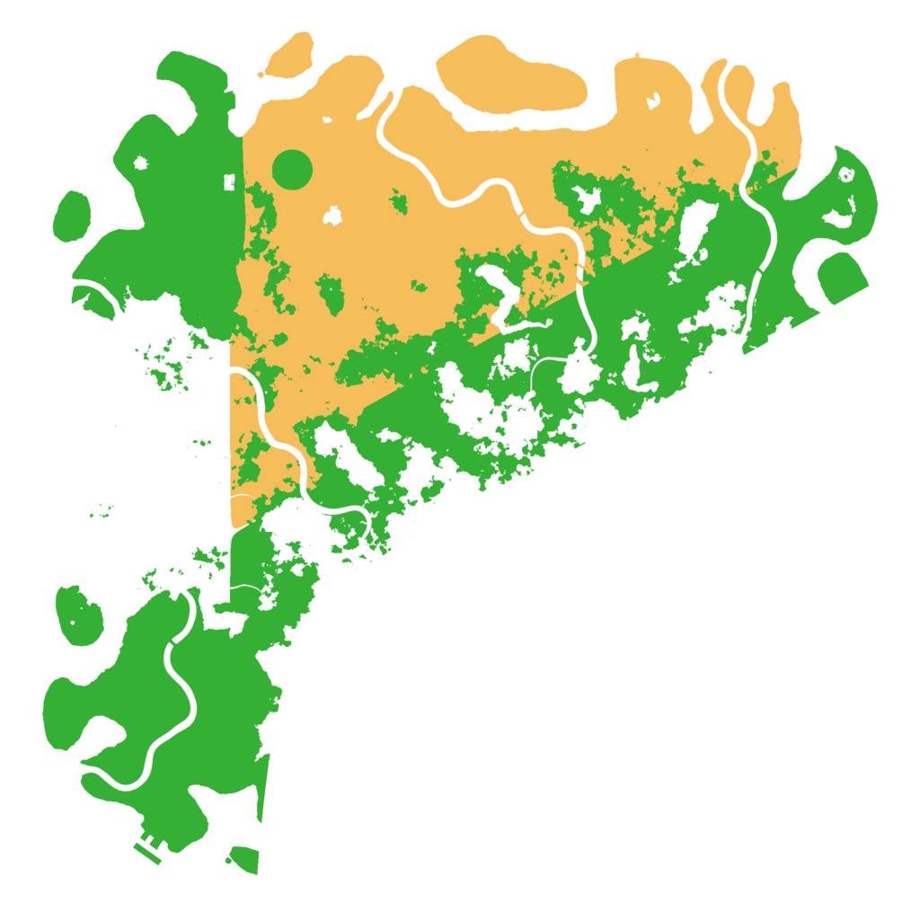 Biome Rust Map: Procedural Map, Size: 6000, Seed: 1980502821