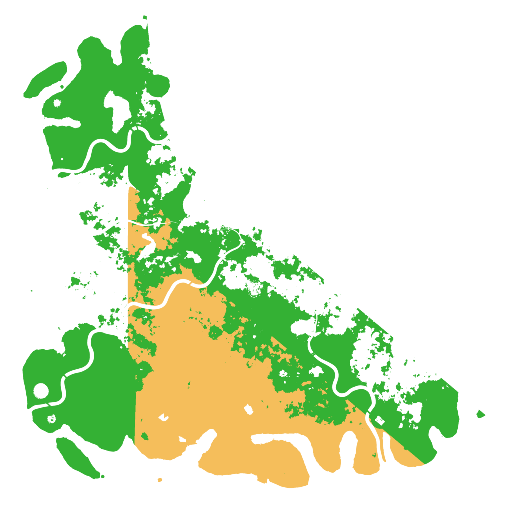 Biome Rust Map: Procedural Map, Size: 6000, Seed: 2030836619