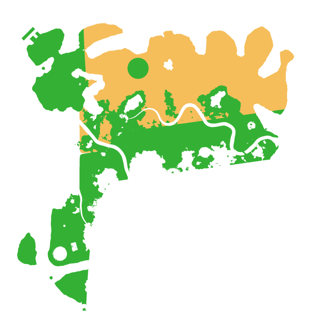 Biome Rust Map: Procedural Map, Size: 4000, Seed: 516985157