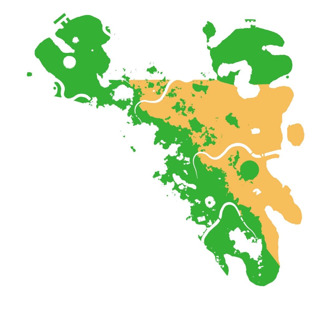 Biome Rust Map: Procedural Map, Size: 4500, Seed: 1750901252