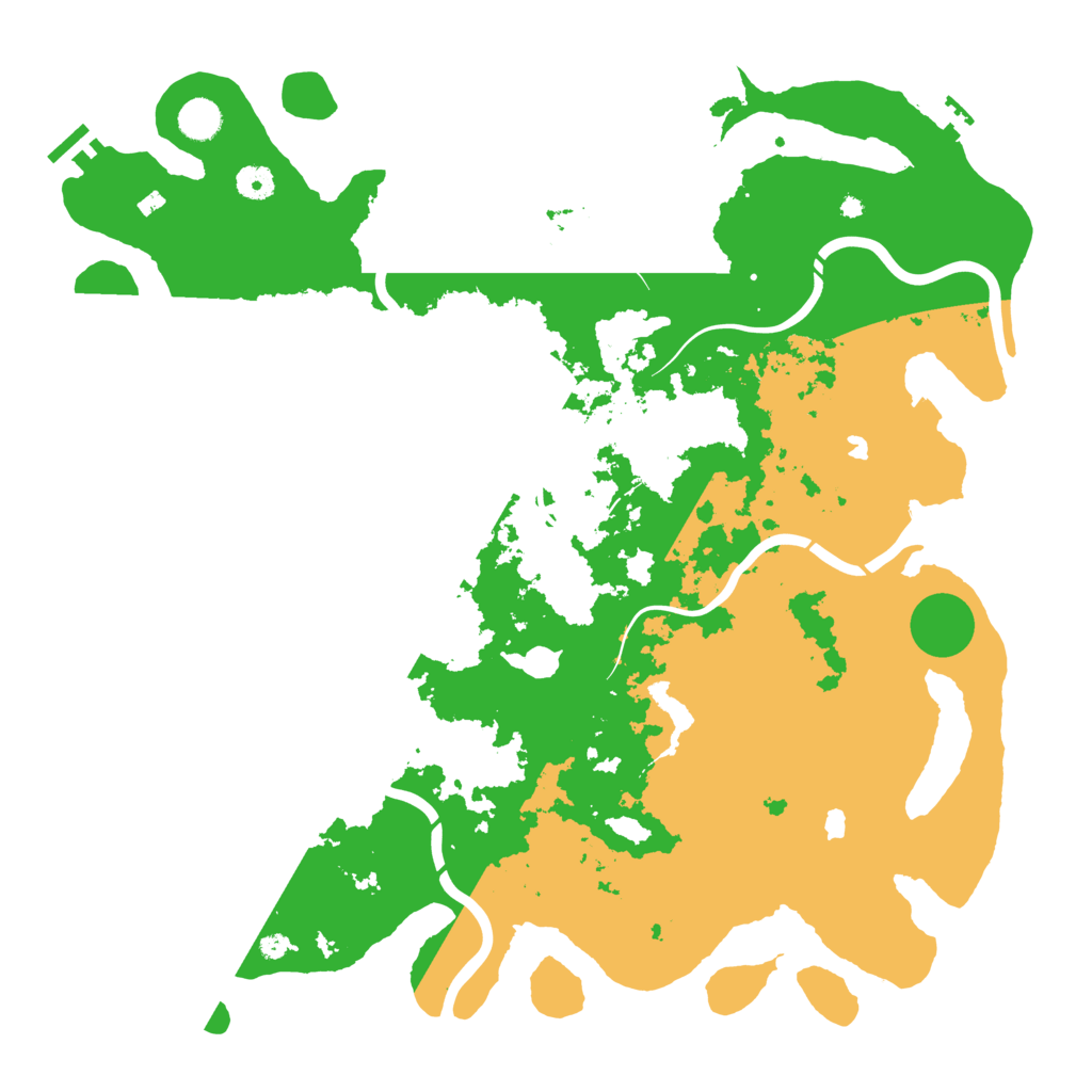 Biome Rust Map: Procedural Map, Size: 4500, Seed: 487548410