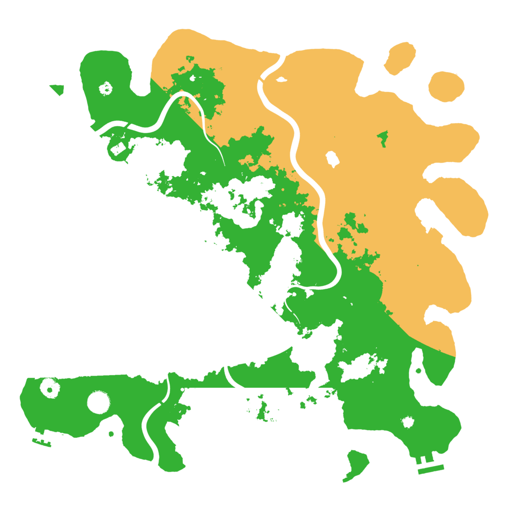Biome Rust Map: Procedural Map, Size: 4000, Seed: 567185