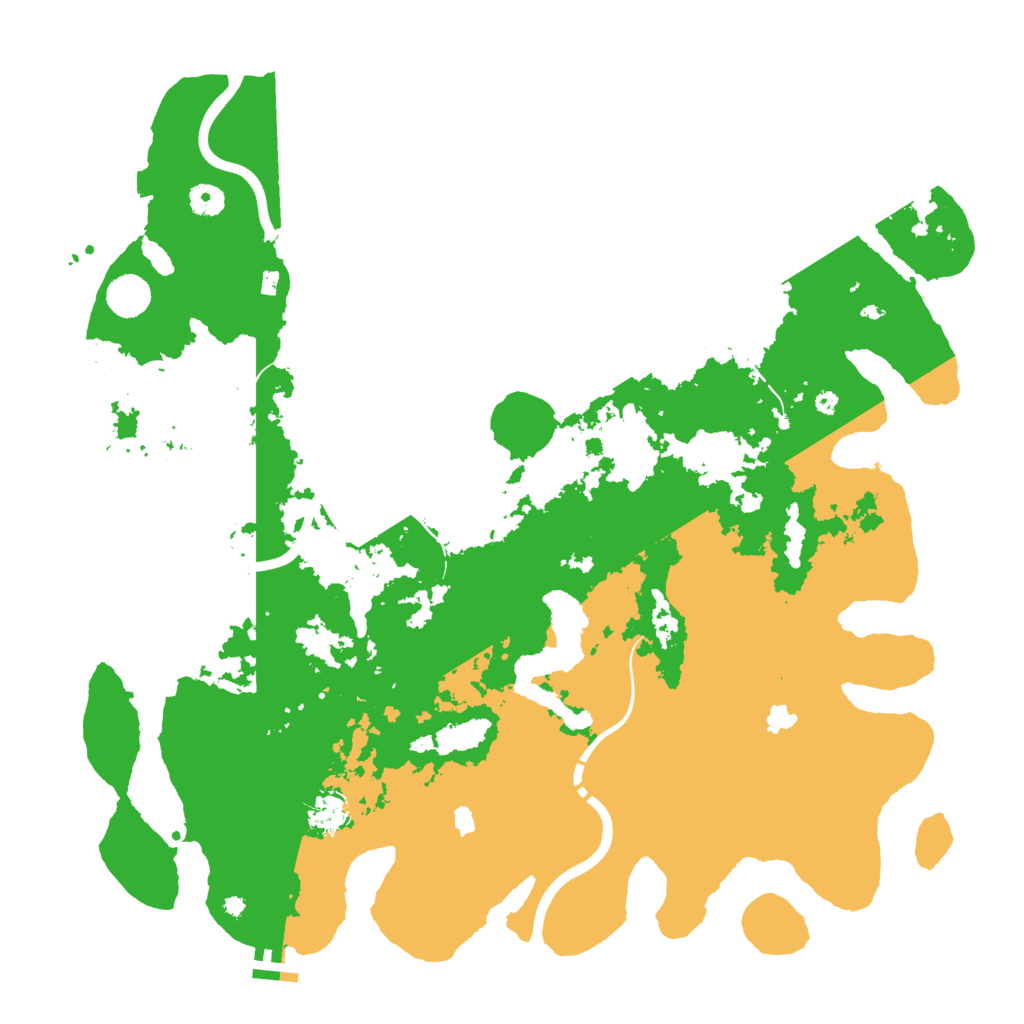 Biome Rust Map: Procedural Map, Size: 4500, Seed: 1238916598