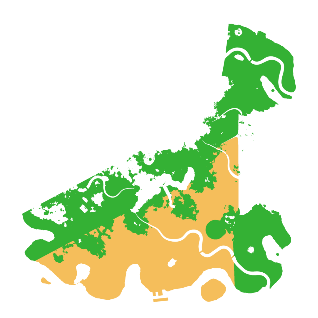 Biome Rust Map: Procedural Map, Size: 4300, Seed: 1808405774