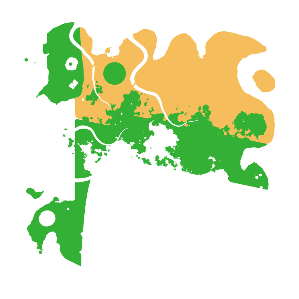 Biome Rust Map: Procedural Map, Size: 3500, Seed: 1489348950