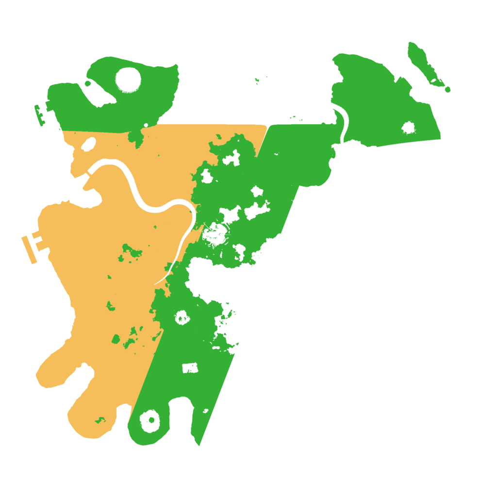 Biome Rust Map: Procedural Map, Size: 3500, Seed: 9101714