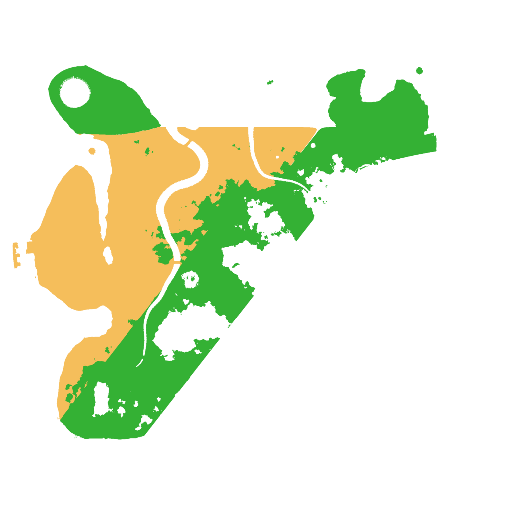 Biome Rust Map: Procedural Map, Size: 3000, Seed: 17798