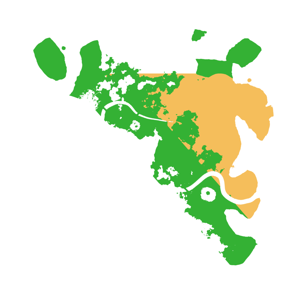 Biome Rust Map: Procedural Map, Size: 3000, Seed: 55468553